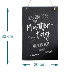 Große Schiefertafel zum Selbstgestalten