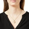 Herzanhänger Gold graviert mit Kette - Initialen