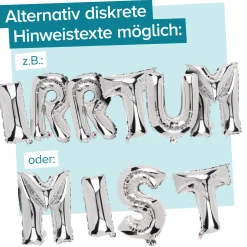 Hochzeitsballons - Just Married