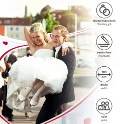 Hochzeitslaken Wortherz - zum Ausschneiden