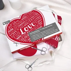 Hochzeitslaken Wortherz - zum Ausschneiden