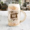 Holz Bierkrug mit Gravur - Bester Papa - Personalisiert