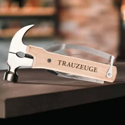 Holz Hammer Multifunktionswerkzeug - Trauzeuge
