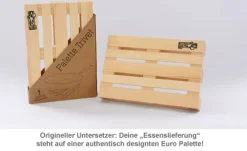 Holz Untersetzer - Euro Palette