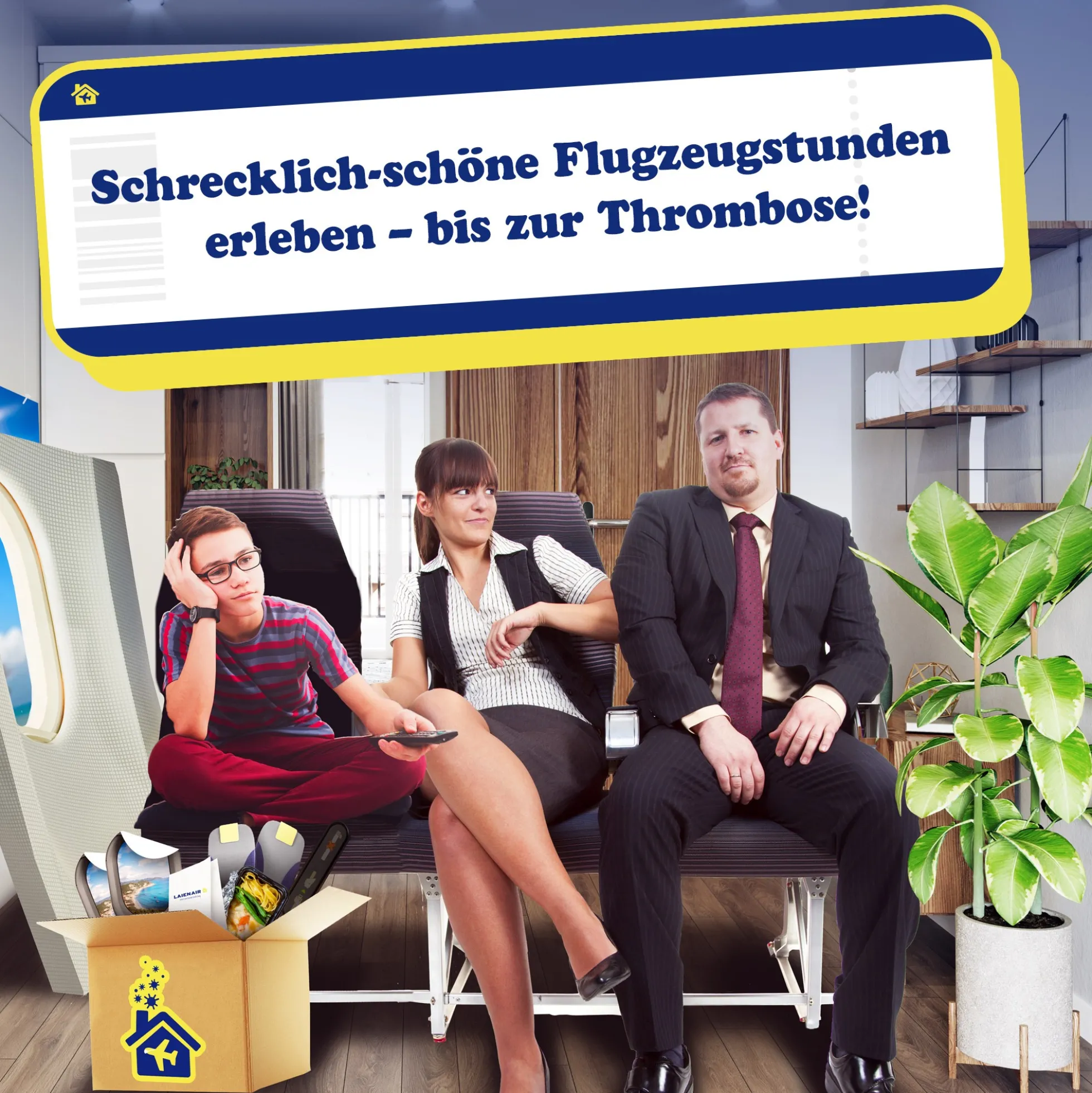 Intensiver Flug-Reisetag für Zuhause - Pandemie Special