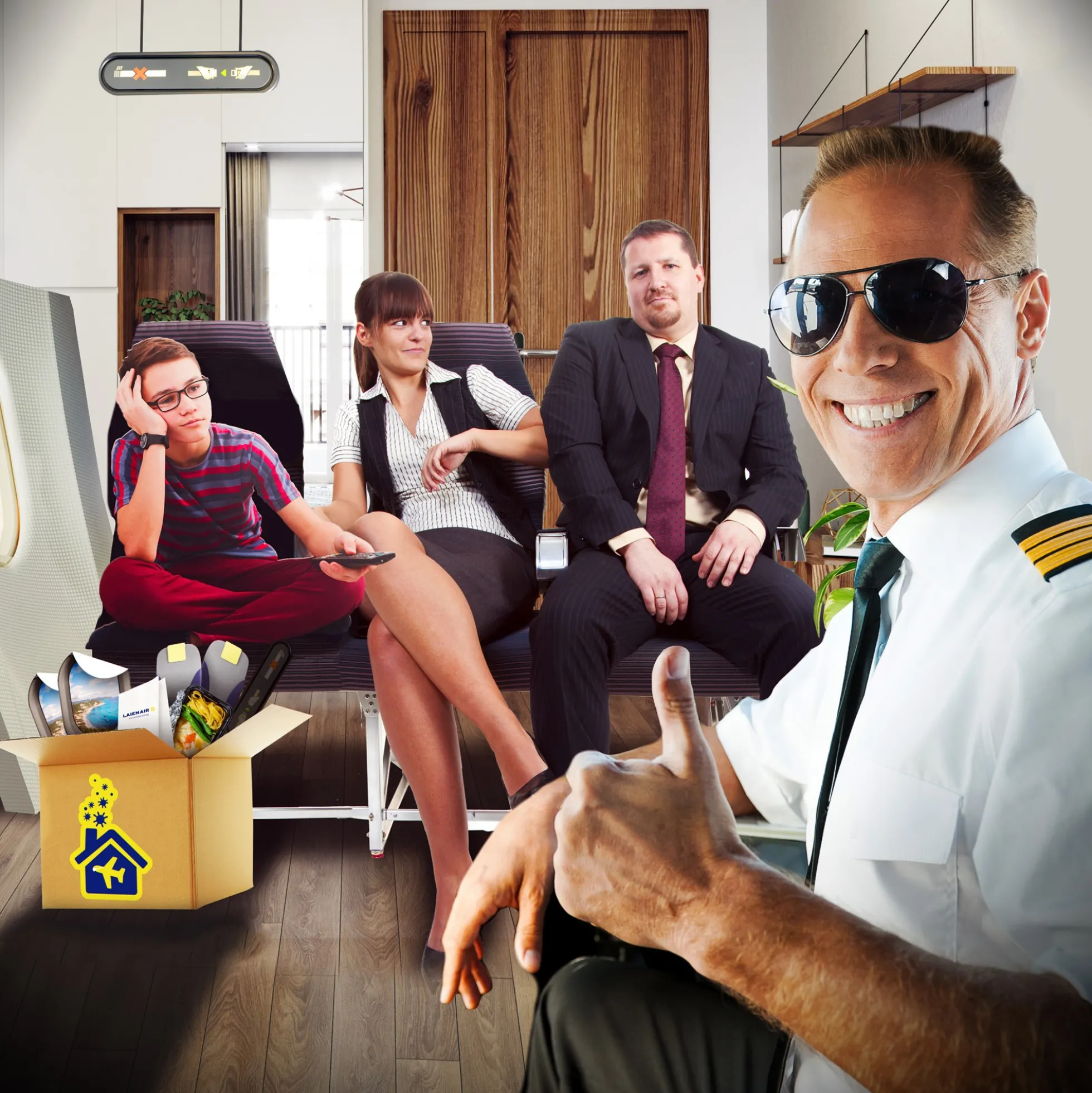 Intensiver Flug-Reisetag für Zuhause - Pandemie Special