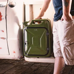 Kanisterbar mit 8-teiligem Zubehör - grüne Mini Bar