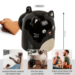 Katzen Tasse - Kopfüber Kaffeebecher