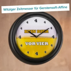 Kein Bier vor Vier - Wanduhr