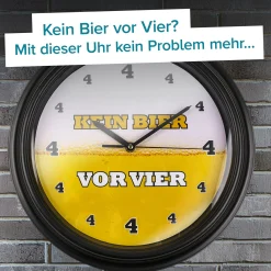 Kein Bier vor Vier - Wanduhr