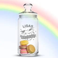 Keksdose mit Gravur - Einhorn