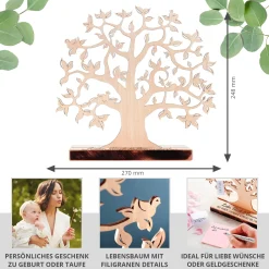 Kleiner Geldbaum Geldgeschenk - Glück auf dem Lebensweg