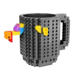 Klemmbaustein-Becher – Trinkbecher mit Noppen für Bausteine