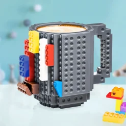 Klemmbaustein-Becher – Trinkbecher mit Noppen für Bausteine