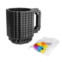 Klemmbaustein-Becher – Trinkbecher mit Noppen für Bausteine
