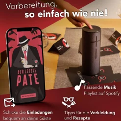Krimidinner Zuhause - Der letzte Pate