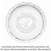 Kristall mit Initialen Gravur - Herzdiamant