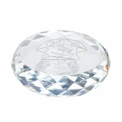 Kristall mit Initialen Gravur - Herzdiamant