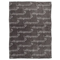 Kuscheldecke - Lieblingsmensch