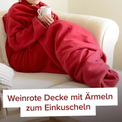 Kuscheldecke mit Ärmeln