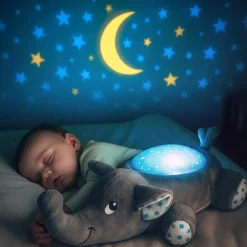 Kuscheltier Elefant inkl. Sternenhimmel