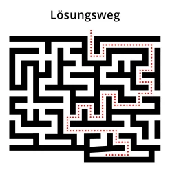 Labyrinthbox Ei – Geschenkverpackung für Geld & Gutscheine - Schwarz