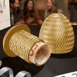 Labyrinthbox Ei – Geschenkverpackung für Geld & Gutscheine - Gold