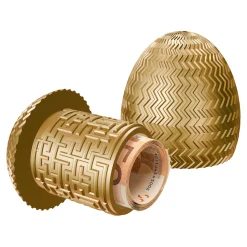 Labyrinthbox Ei – Geschenkverpackung für Geld & Gutscheine - Gold