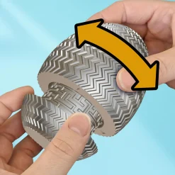 Labyrinthbox Ei – Geschenkverpackung für Geld & Gutscheine - Silber