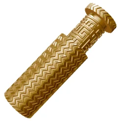Labyrinthbox Röhre – Kniffelige Geschenkverpackung für Geld & Gutscheine - Gold
