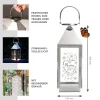 Laterne mit Gravur - Blumenherz für Mama