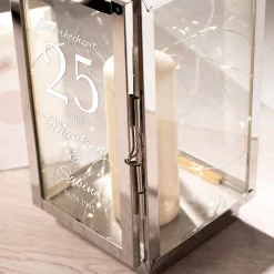 Laterne zur Silberhochzeit