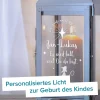 Laterne zur Taufe - Hirte