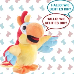 Laufendes Kuscheltier Papagei mit Soundeffekt