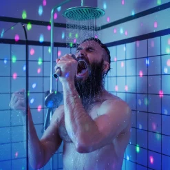 LED Discolicht - musikgesteuertes Duschlicht
