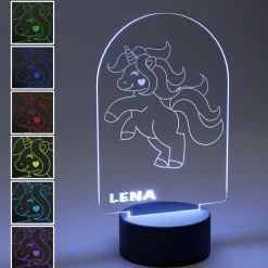 LED Einhorn - Dekolicht