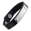 Lederarmband schwarz - Herren Armband