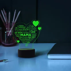 LED Herz für Mama - Dekolicht