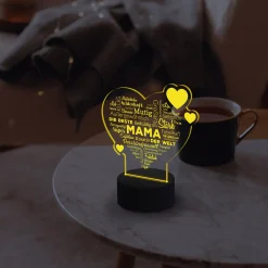 LED Herz für Mama - Dekolicht