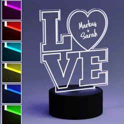 LED Herz Love - Dekolicht
