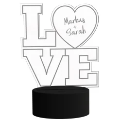 LED Herz Love - Dekolicht