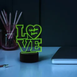 LED Herz Love - Dekolicht
