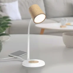 LED Lampe - 3in1 Bluetooth Lautsprecher mit Ladestation