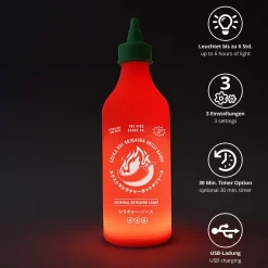 LED Lampe mit Touchfunktion - Chili Sauce