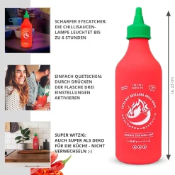 LED Lampe mit Touchfunktion - Chili Sauce
