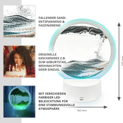 LED Sandbild Lampe