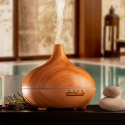 Luftbefeuchter mit Aroma Diffuser und LED Farbwechsel