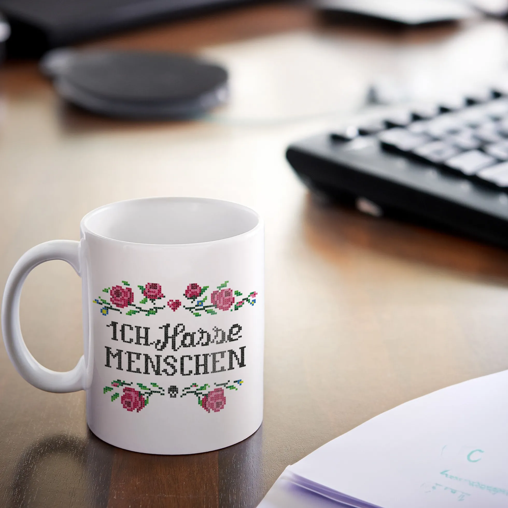 Lustige Tasse - Ich hasse Menschen