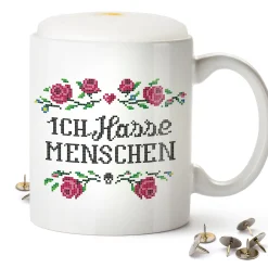 Lustige Tasse - Ich hasse Menschen