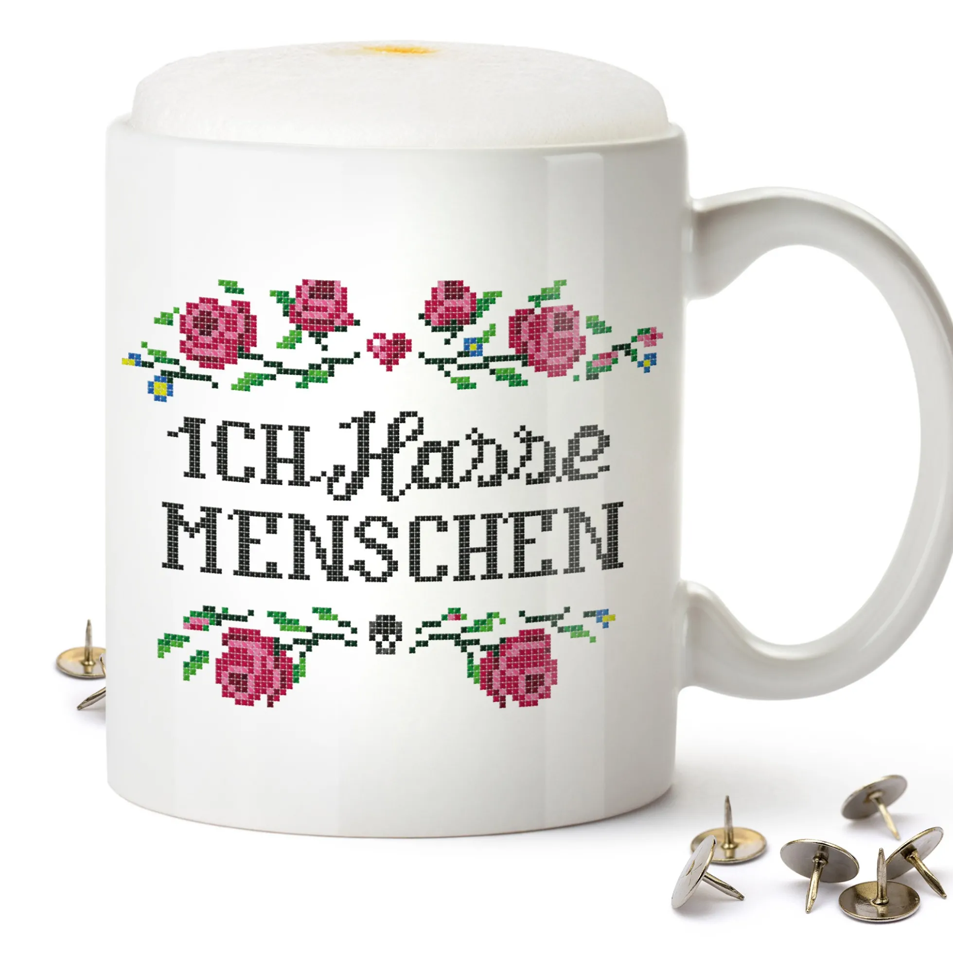 Lustige Tasse - Ich hasse Menschen